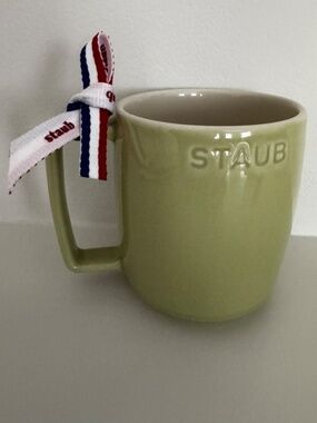 Staub Ceramic 11.8-oz MUG ~ Green ~Macaron Pastel